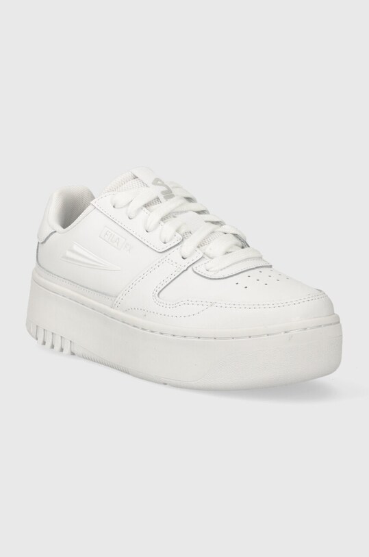 Kožne tenisice Fila FXVENTUNO PLATFORM FFW0348 bijela SS24