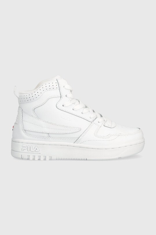 Fila sneakers din piele FXVENTUNO piele acoperită alb FFW0376