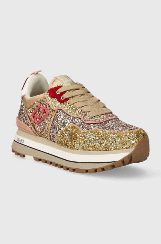 Liu Jo sneakersy MAXI WONDER 24 BF3013TX00700529 złoty AW23