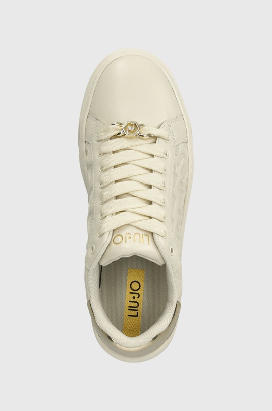 Liu Jo sneakersy skórzane CLEO 20 beżowy BF3015PX144S1176