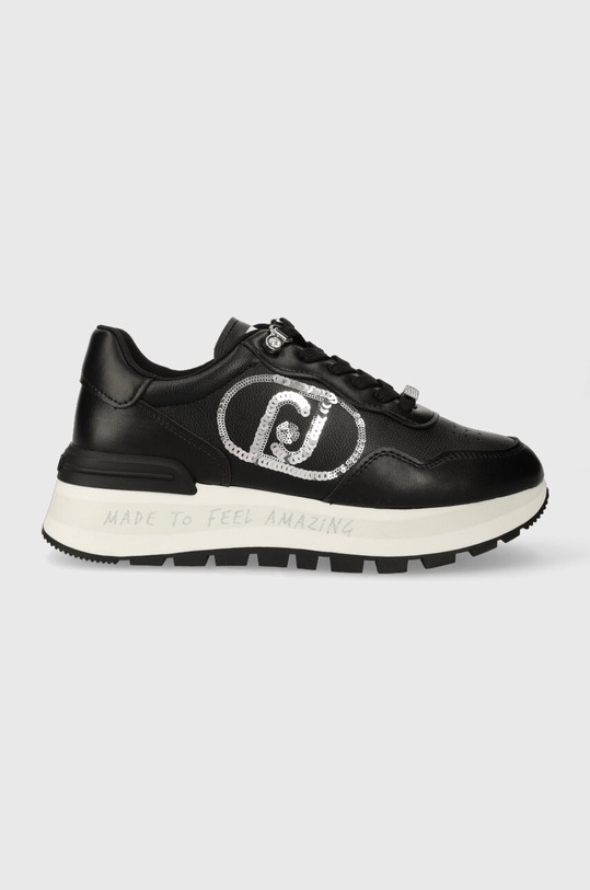 Liu Jo sneakersy AMAZING 20 platforma czarny BF3087EX20701039