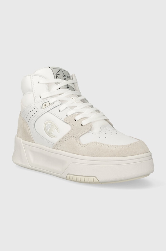 Champion sneakersy skórzane Z80 HI PLATFORM SL Mid S11598 biały AW23
