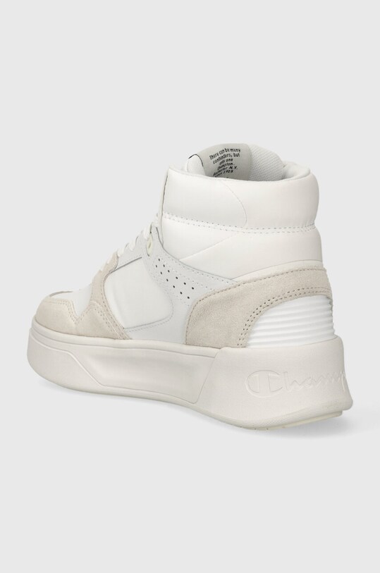 Obuwie Champion sneakersy skórzane Z80 HI PLATFORM SL Mid S11598 biały