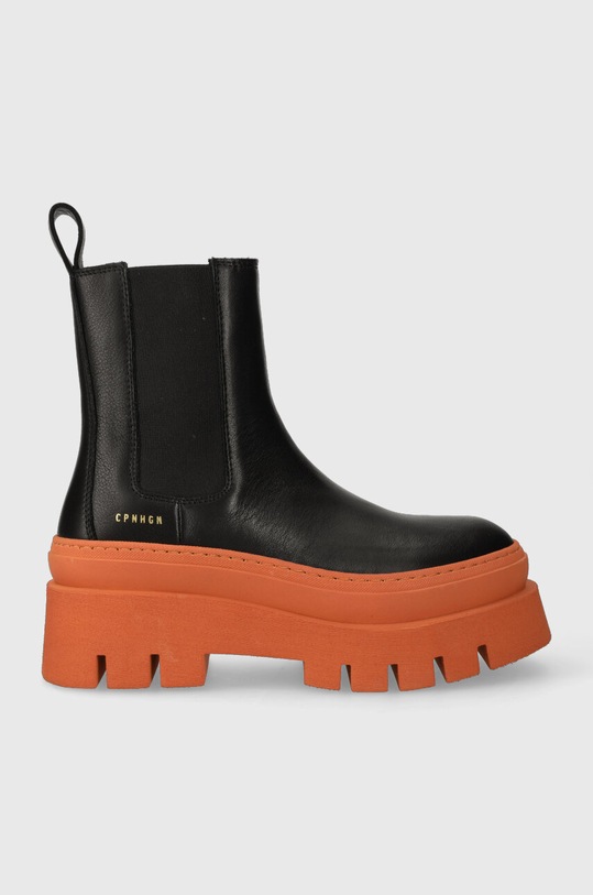 Copenhagen botki skórzane nieocieplane czarny CPH686