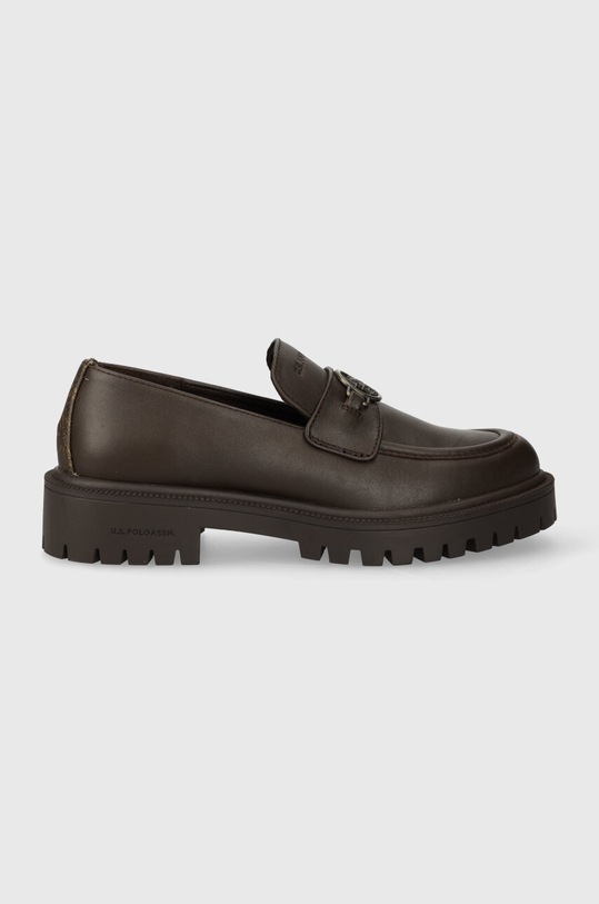 U.S. Polo Assn. mokasyny KARMA płaski brązowy KARMA010W.CLY1