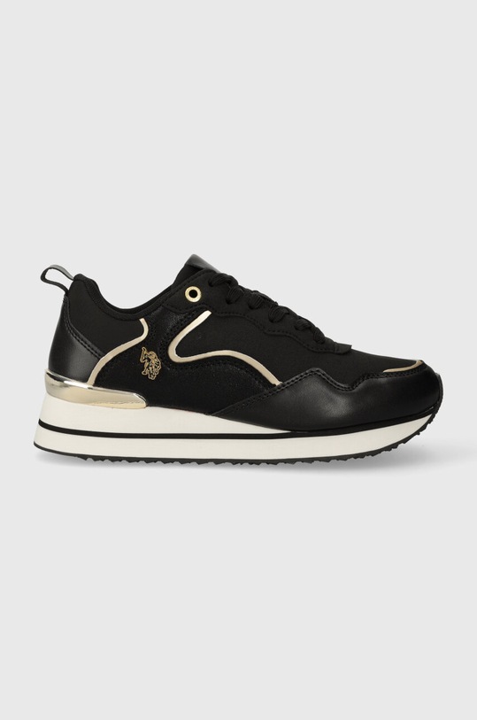 U.S. Polo Assn. sneakersy LAYLA imitacja skóry licowej czarny LAYLA001W.CHY1