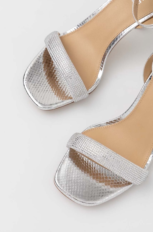 Παπούτσια Πέδιλα MICHAEL Michael Kors Carrie 40T2CEMS1M.040 ασημί