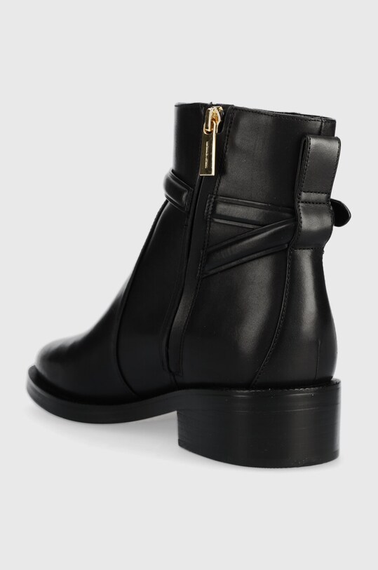 Încălțăminte MICHAEL Michael Kors cizme de piele Hamilton 40F3HAME5L.001 negru