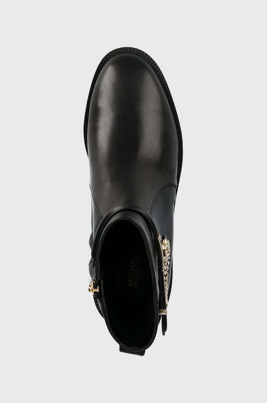 Шкіряні черевики MICHAEL Michael Kors Hamilton чорний 40F3HAME5L.001