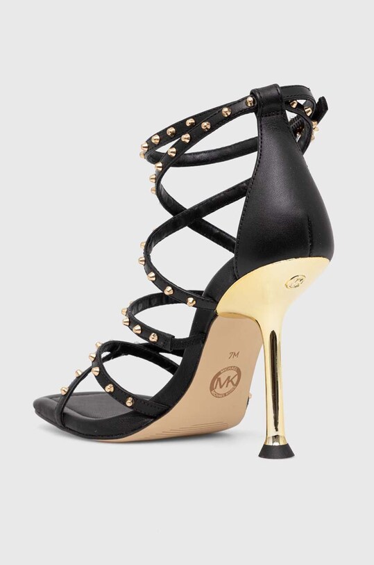 Obuwie MICHAEL Michael Kors sandały skórzane Imani 40F3IMHS1L.001 czarny