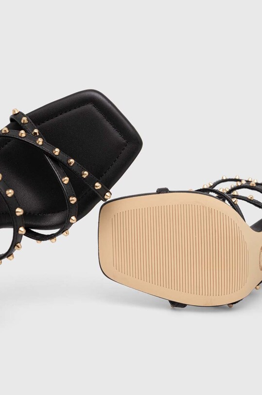 MICHAEL Michael Kors sandały skórzane Imani czarny 40F3IMHS1L.001