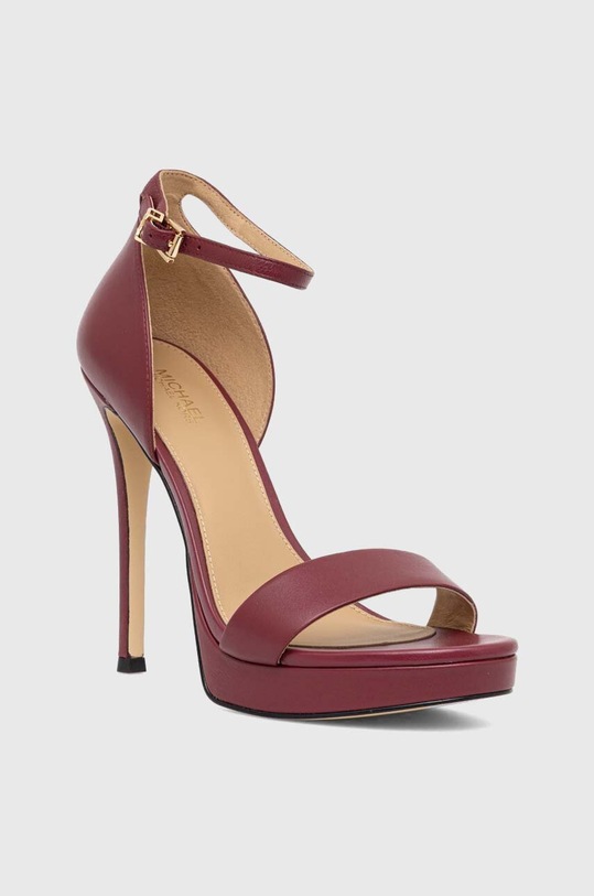 MICHAEL Kors bőr szandál Jordyn 40S2JOHA1L.691 burgundia AW23