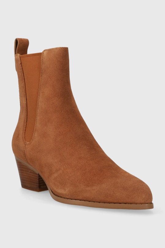 MICHAEL Michael Kors botine din piele intoarsa Kinlee 40F3KNME5S.230 maro AW23