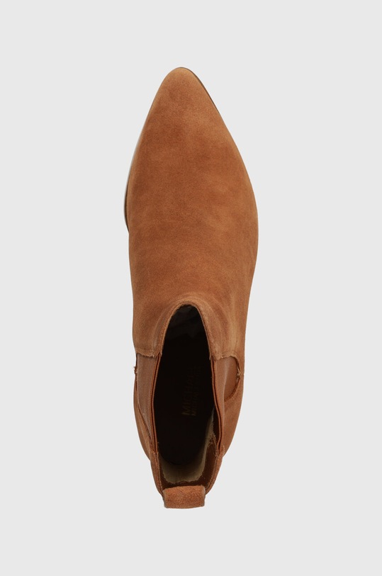 MICHAEL Michael Kors botine din piele intoarsa Kinlee maro 40F3KNME5S.230