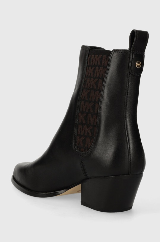Obuwie MICHAEL Michael Kors sztyblety skórzane Kinlee 40F3KNME6L.007 czarny
