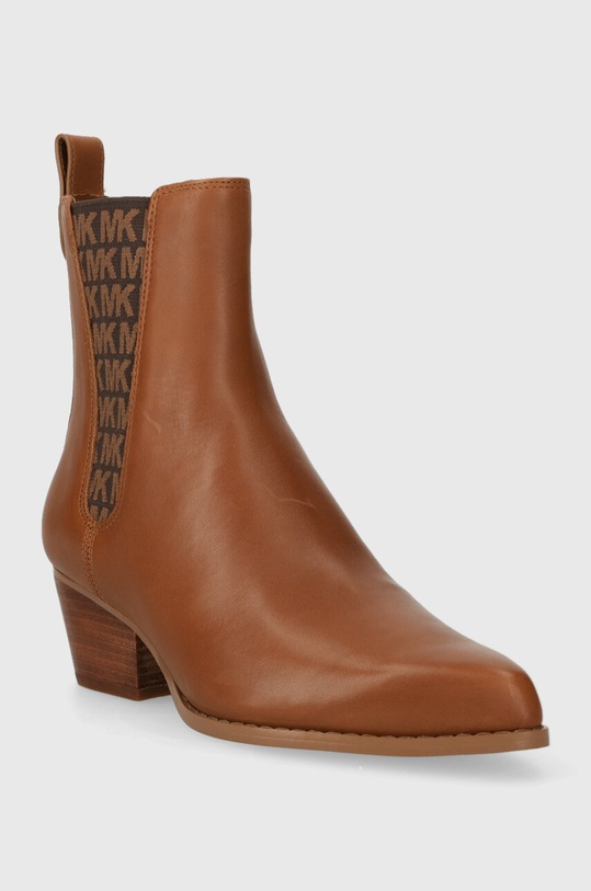 MICHAEL Michael Kors sztyblety skórzane Kinlee 40F3KNME6L.230 brązowy AW23