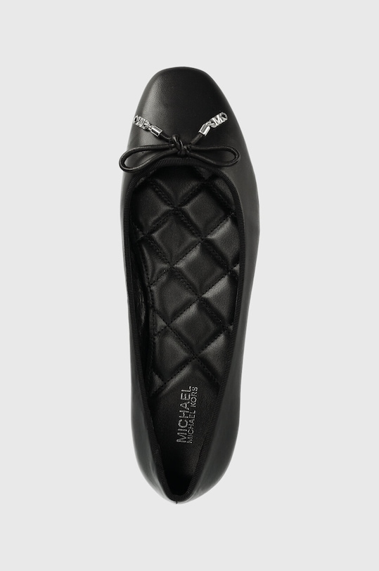 MICHAEL Michael Kors baleriny skórzane Nori czarny 40F3NRFP1L.001