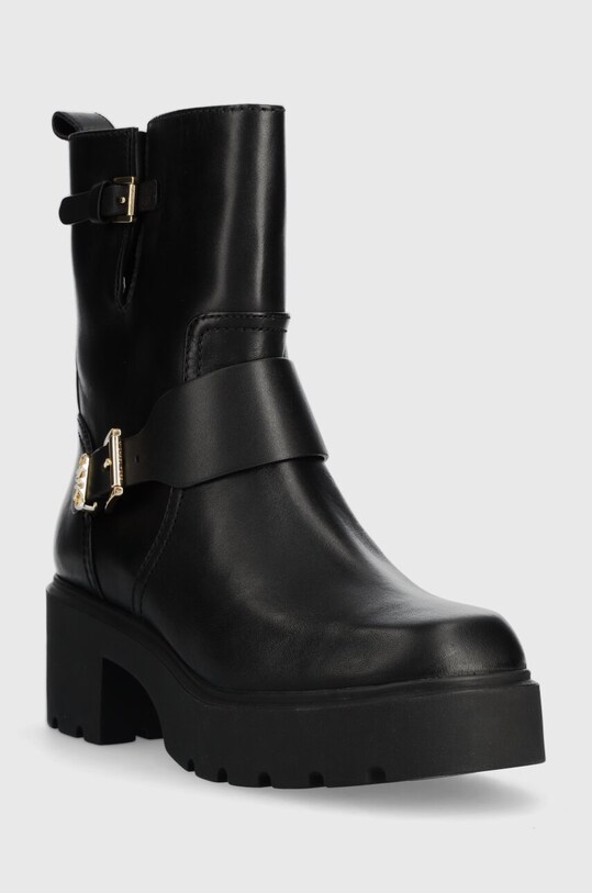 Шкіряні черевики MICHAEL Michael Kors Perry 40F3PYME5L.001 чорний AW23