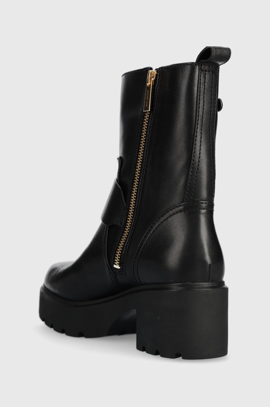 Obuwie MICHAEL Michael Kors botki skórzane Perry 40F3PYME5L.001 czarny