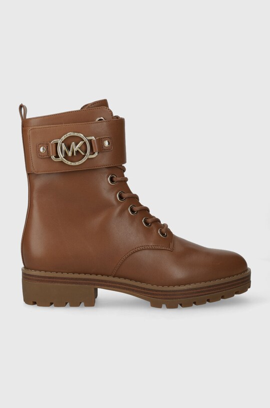 MICHAEL Michael Kors botki skórzane Rory płaski brązowy 40F3ROFE8L.230