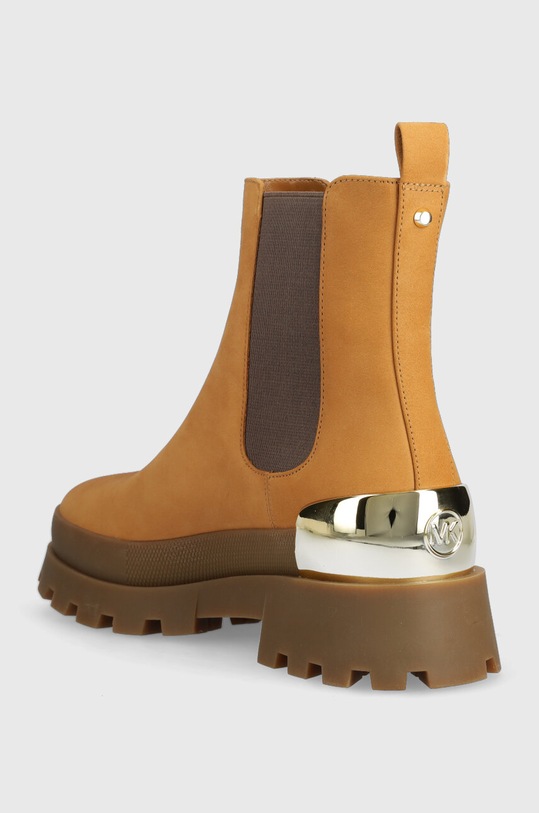 Obuwie MICHAEL Michael Kors sztyblety skórzane Rowan 40F3RWFE5L.147 brązowy
