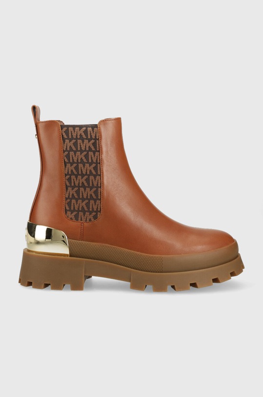 MICHAEL Michael Kors sztyblety skórzane Rowan nieocieplane brązowy 40F3RWFE7L.230