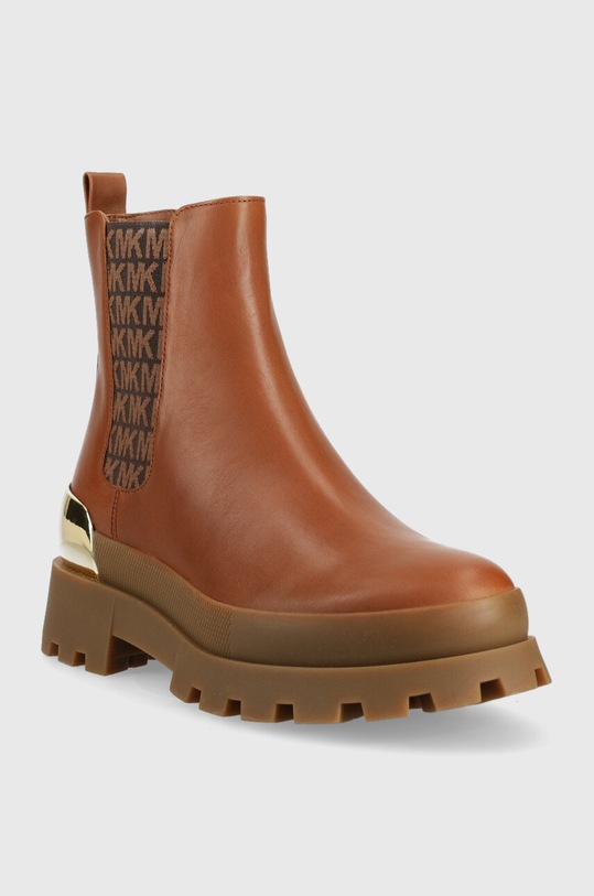 MICHAEL Michael Kors sztyblety skórzane Rowan 40F3RWFE7L.230 brązowy AW23