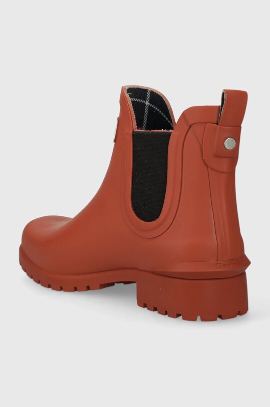 Obuwie Barbour kalosze Wilton LRF0066OR31 pomarańczowy