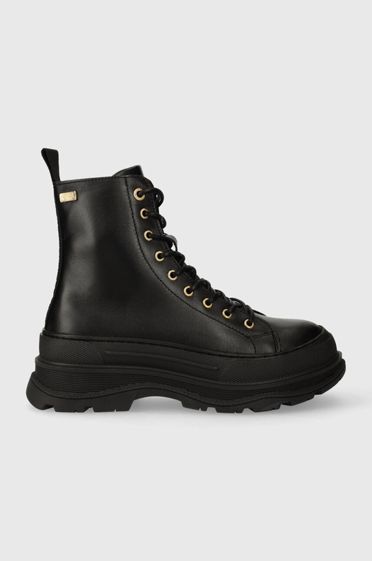 Barbour botki skórzane B.Intl Napier nieocieplane czarny LFO0641BK11
