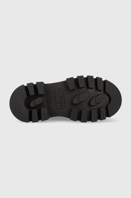 Alohas pantofi de piele Tycoon S00183.25 negru