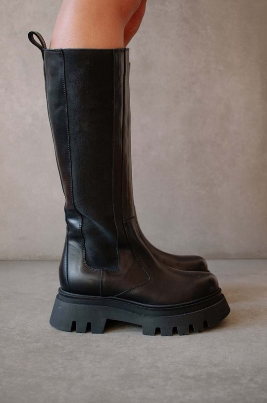 Alohas kozaki skórzane Go Getter S00178.25 czarny