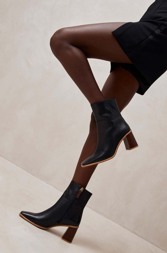 Alohas botki skórzane West BTWCP1.14