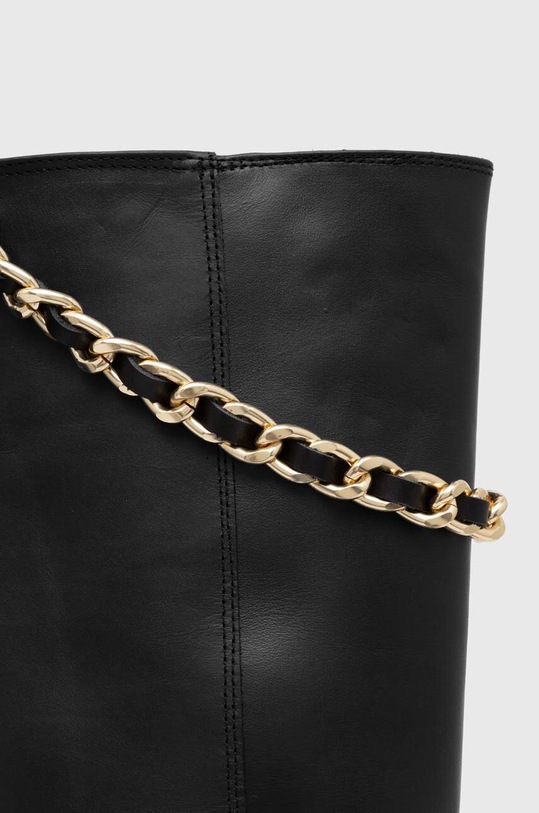 Kožené čižmy Alohas Pier čierna S00326.25