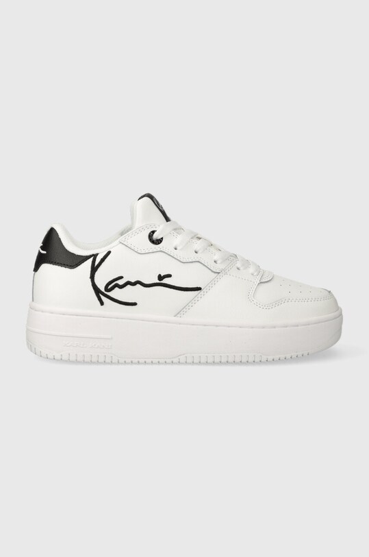 Sneakers boty Karl Kani 89 UP Logo imitace kůže bílá 1184032