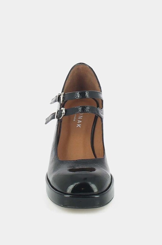 Încălțăminte Jonak pantofi de piele VERITE VERNIS PLISSE 3200421 negru