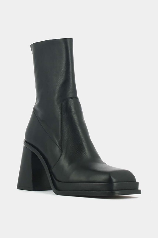 Jonak botki skórzane BANANA CUIR 3100156 czarny AW23