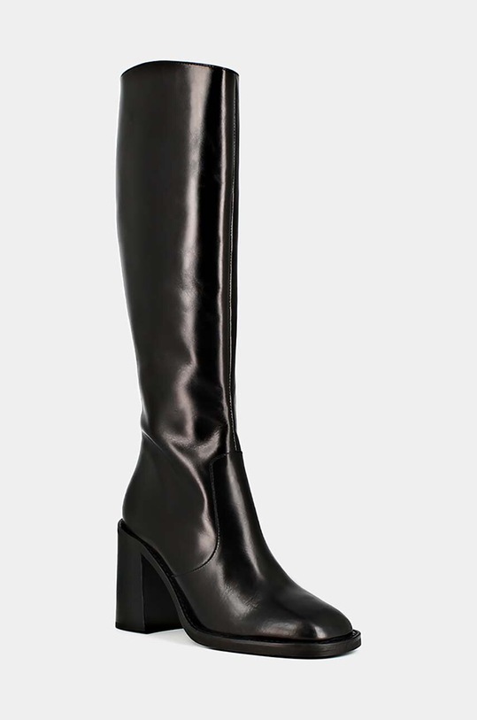 Jonak kozaki skórzane DALLE CUIR 3300139 czarny AW23