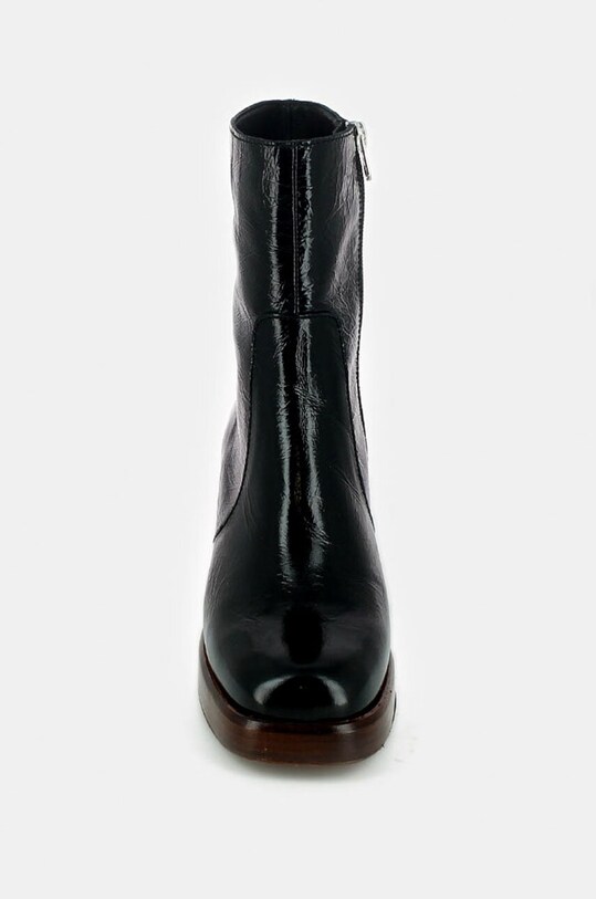 Încălțăminte Jonak cizme de piele BRIGAND CUIR BRILLANT 6001340 negru