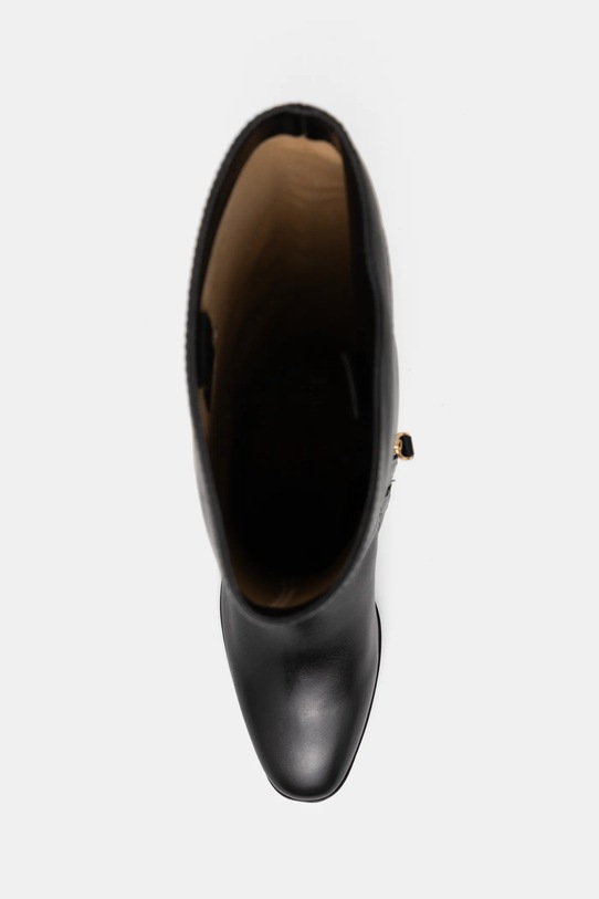 Kožne čizme Lauren Ralph Page crna 802915403001.001