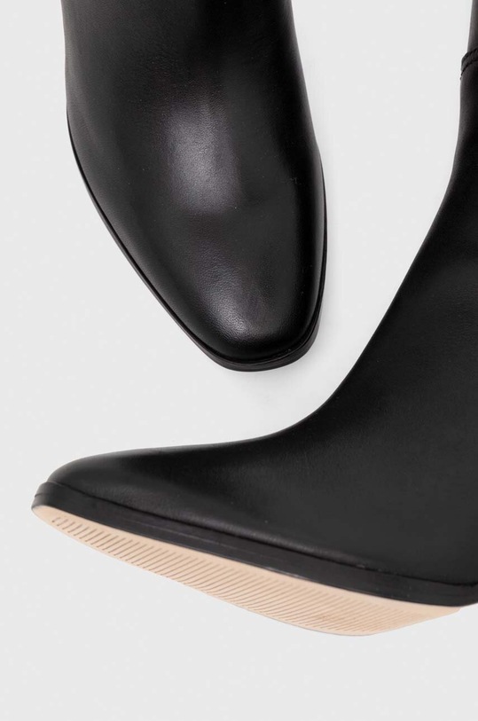 Lauren Ralph Lauren kozaki skórzane Page czarny 802915403004.999