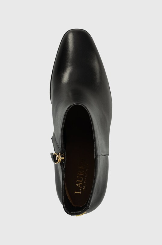 Kožené kotníkové boty Lauren Ralph Lauren Dylann černá 802908332001.001
