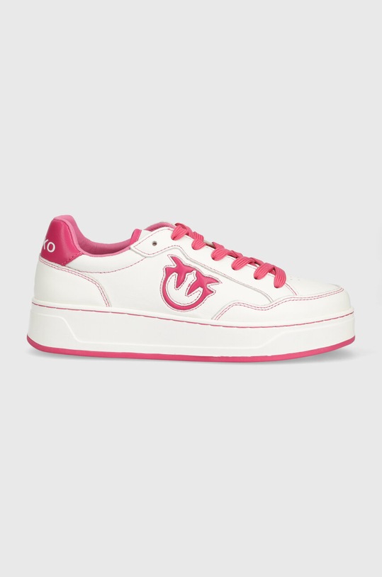 Pinko sneakers Bondy 2.0 pelle fiore bianco 101681.A0V9.GY7