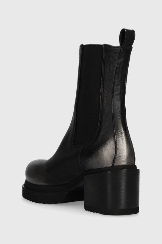Scarpe Pinko stivaletti chelsea in pelle Parry 102319.A1D4.ZZ0 nero