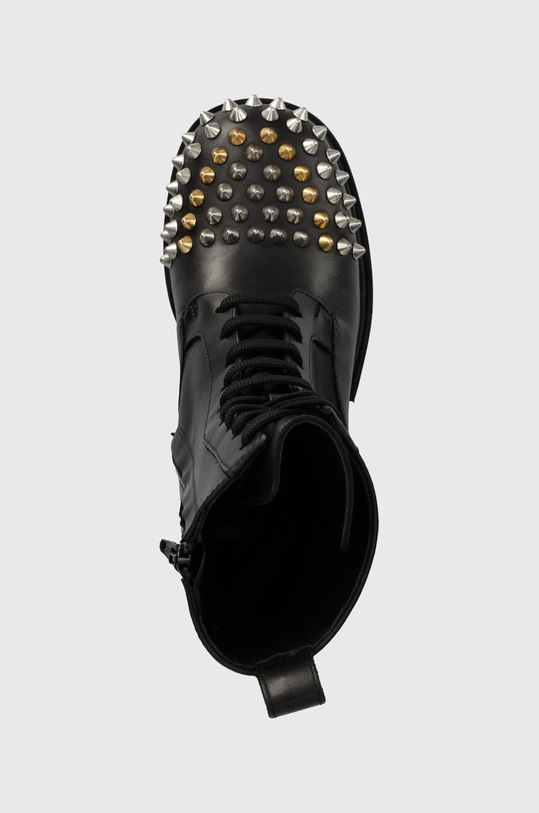 Pinko botki skórzane Berio czarny 102333.A18Y.Z99