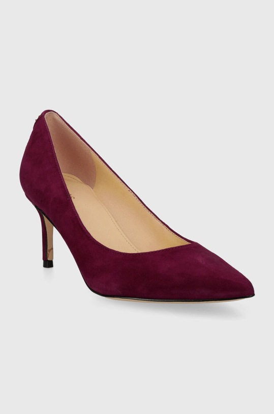 Guess velúr magassarkú cipő BRAVO FL8BRO.SUE08.BORDE burgundia AW23