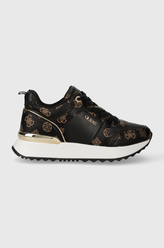 Guess sneakersy KADDY imitacja skóry licowej czarny FL8DDY.FAL12.BROCR