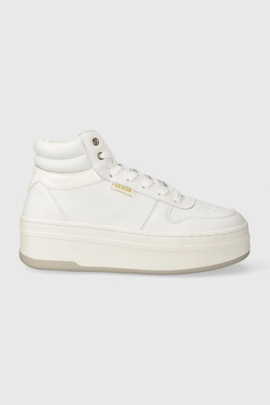 Guess sneakersy LINZY platforma biały FL8LIZ.LEA12.WHITE