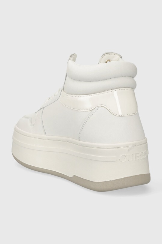 Obuwie Guess sneakersy LINZY FL8LIZ.LEA12.WHITE biały