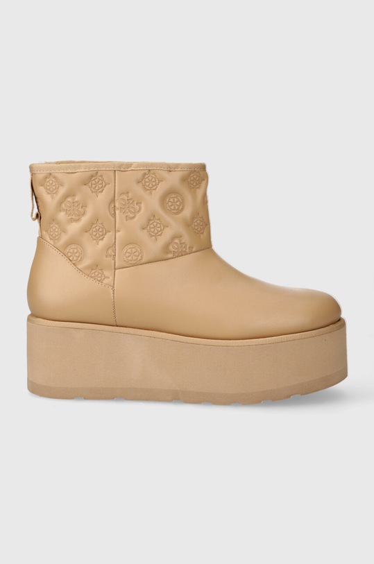 Snehule Guess JILLA imitácia kože béžová FL8JIA.ELE10.CAMEL