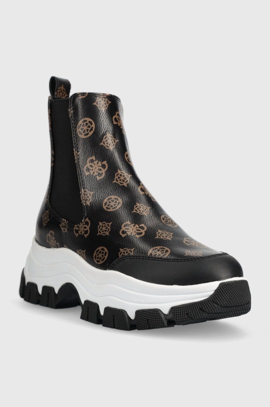 Guess sneakersy BESONA FL8BEO.FAL12.BROCR brązowy AW23